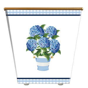 WHH Hydrangea Striped Pot: Cachepot Container Only