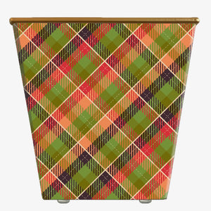 Fall Plaid Container Only