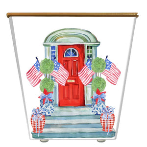 Patriotic Doorway Cachepot Candle