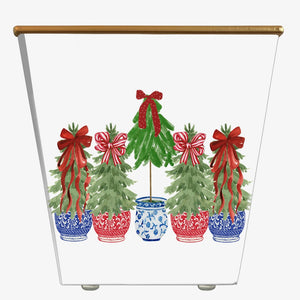 Potted Christmas Trees Cachepot Candle