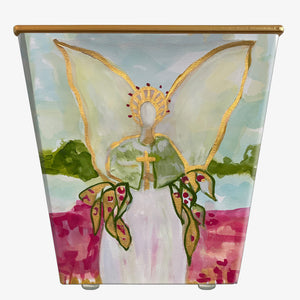 Robin Raymond Angel of Blessings Cachepot Candle