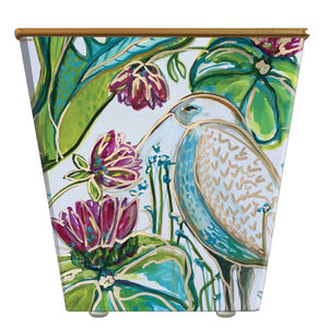 Robin Raymond Heron Afternoon Cachepot Candle