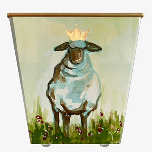 Robin Raymond Lamb of God Thanksgiving Cachepot Candle