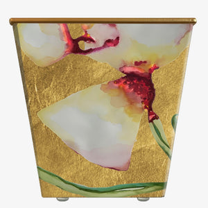 Robin Raymond Lilium Gold Cachepot Candle