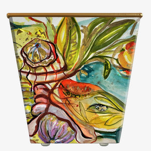 Robin Raymond Lost Garden Cachepot Candle