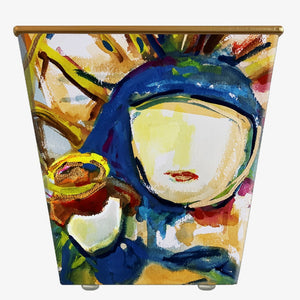 Robin Raymond Madonna Child Cachepot Candle