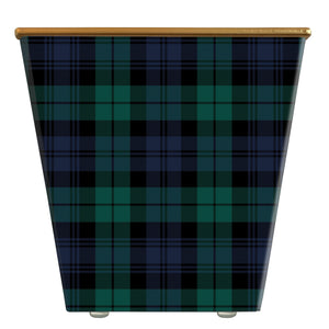 WHH Black Watch Plaid: Cachepot Container Only