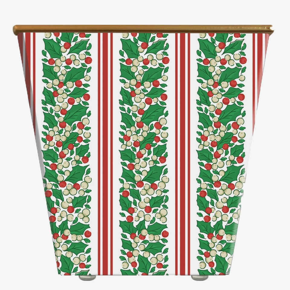 WHH Holly Stripe Container Only