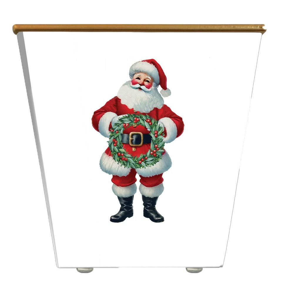 WHH Santa with Wreath Container Only