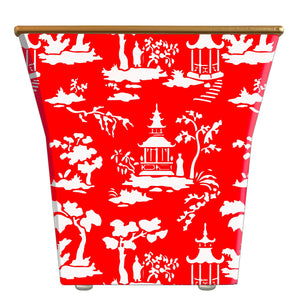 Standard Cachepot Container: WHH Chinoiserie
