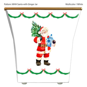 WHH Santa with Ginger Jar:  Cachepot Container Only