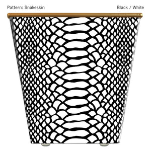 Extra Large Cachepot Container: WHH Snakeskin