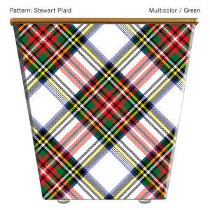WHH Stewart Plaid: Cachepot Container Only