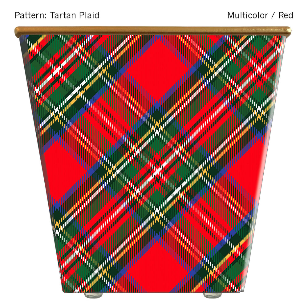 WHH Tartan Plaid: Cachepot Container Only
