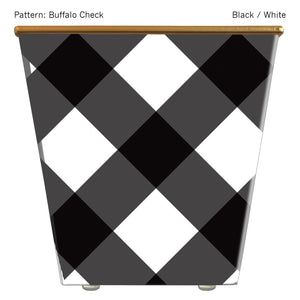 Large Cachepot Container: WHH Buffalo Check