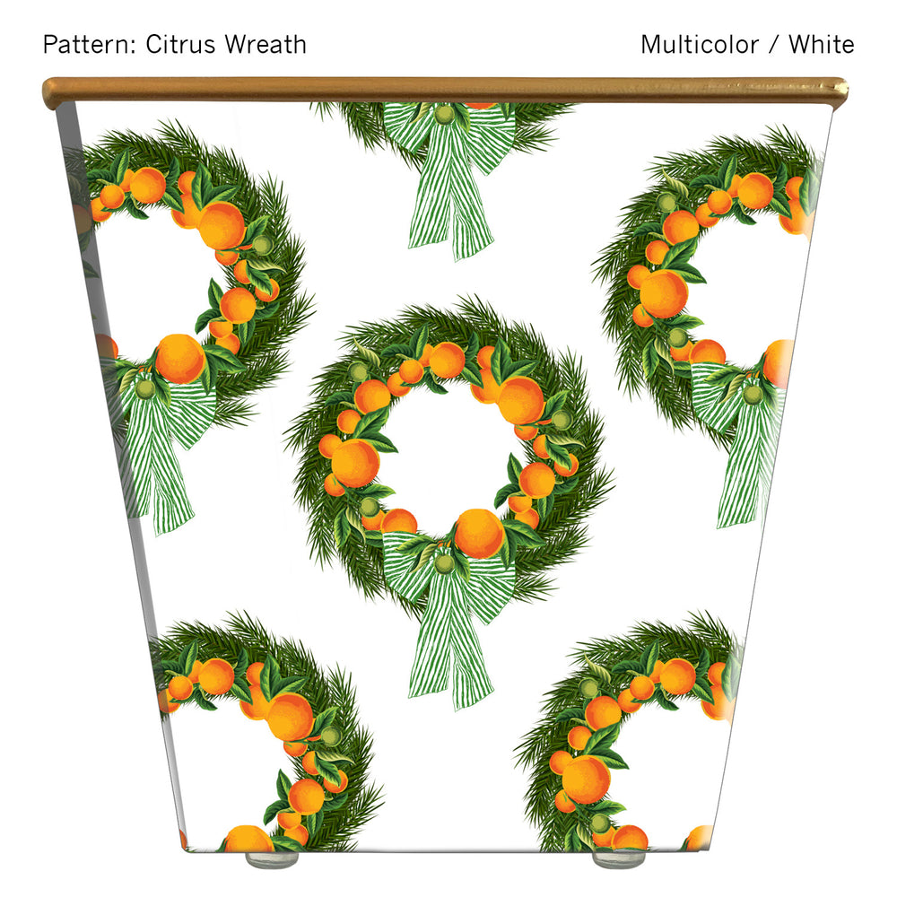 WHH Citrus Wreath: Cachepot Container Only